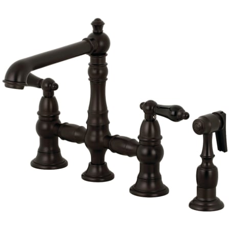 A large image of the Kingston Brass KS727.PKLBS Oil Rubbed Bronze