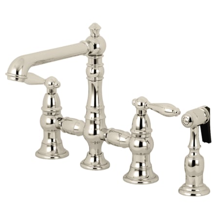 A large image of the Kingston Brass KS727.ALBS Polished Nickel