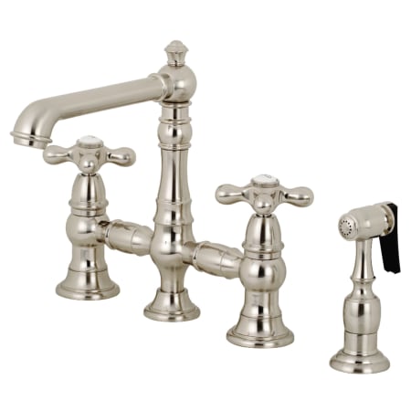 A large image of the Kingston Brass KS727.AXBS Brushed Nickel