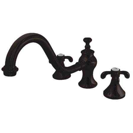 A large image of the Kingston Brass KS733.TX Oil Rubbed Bronze