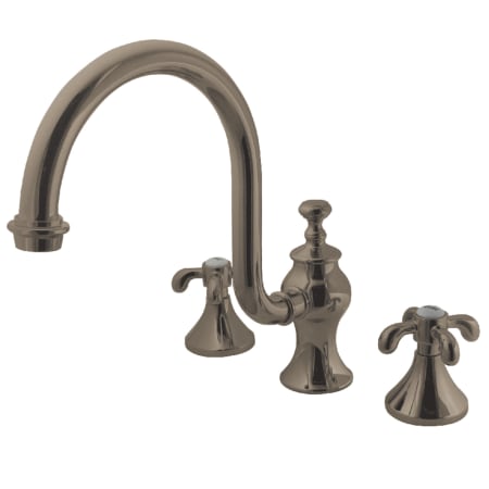 A large image of the Kingston Brass KS734.TX Brushed Nickel