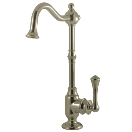 A large image of the Kingston Brass KS739.BL Brushed Nickel