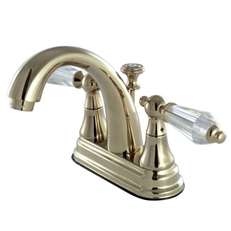 A large image of the Kingston Brass KS761WLL Polished Brass