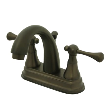 A large image of the Kingston Brass KS761.BL Oil Rubbed Bronze