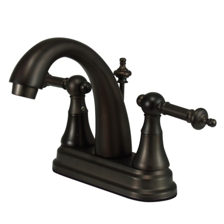A large image of the Kingston Brass KS761.TL Oil Rubbed Bronze