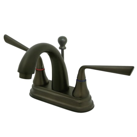 A large image of the Kingston Brass KS761.ZL Oil Rubbed Bronze