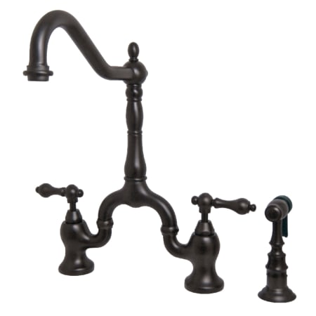 A large image of the Kingston Brass KS775.ALBS Oil Rubbed Bronze
