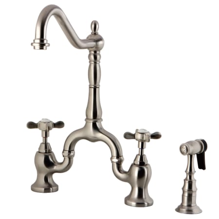 A large image of the Kingston Brass KS775.BEXBS Brushed Nickel