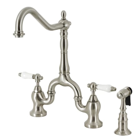 A large image of the Kingston Brass KS775.PLBS Brushed Nickel
