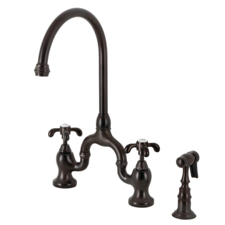 A large image of the Kingston Brass KS779.TXBS Oil Rubbed Bronze