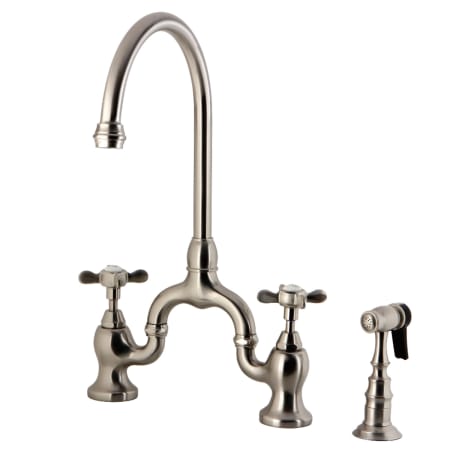 A large image of the Kingston Brass KS779.BEXBS Brushed Nickel