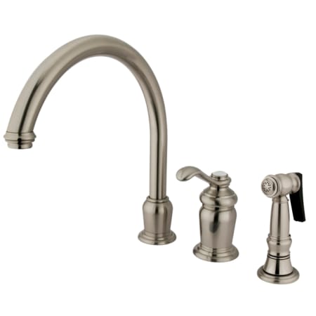 A large image of the Kingston Brass KS782.TLBS Brushed Nickel