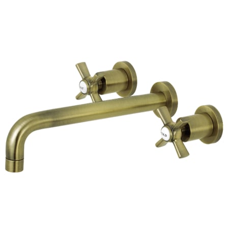 A large image of the Kingston Brass KS802.ZX Antique Brass