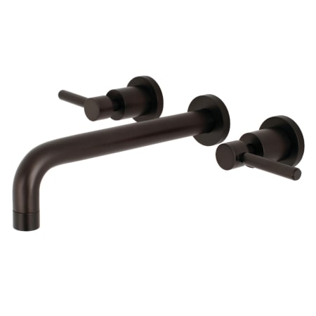 A large image of the Kingston Brass KS802.DL Oil Rubbed Bronze