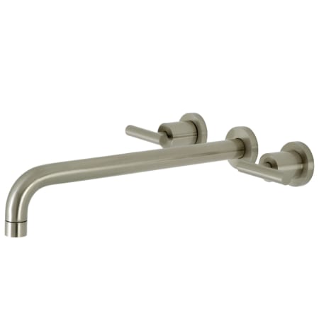 A large image of the Kingston Brass KS804.CML Brushed Nickel