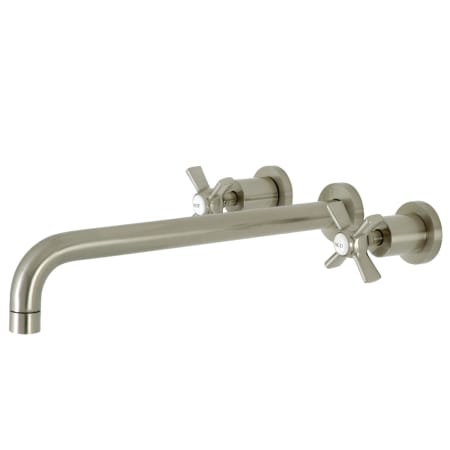 A large image of the Kingston Brass KS804.ZX Brushed Nickel