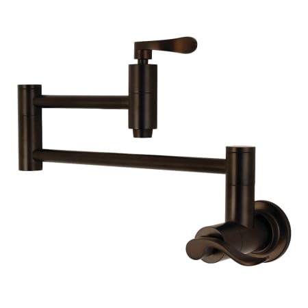 A large image of the Kingston Brass KS810.DFL Oil Rubbed Bronze
