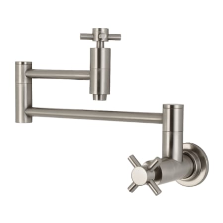 A large image of the Kingston Brass KS810.DX Brushed Nickel