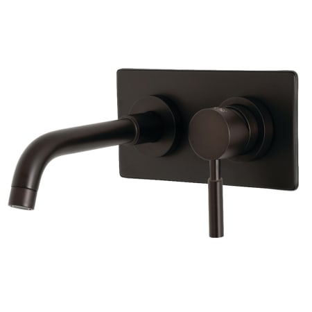 A large image of the Kingston Brass KS811.DL Oil Rubbed Bronze