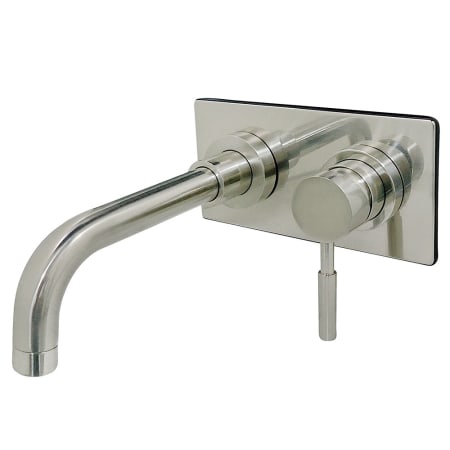 A large image of the Kingston Brass KS811.DL Brushed Nickel