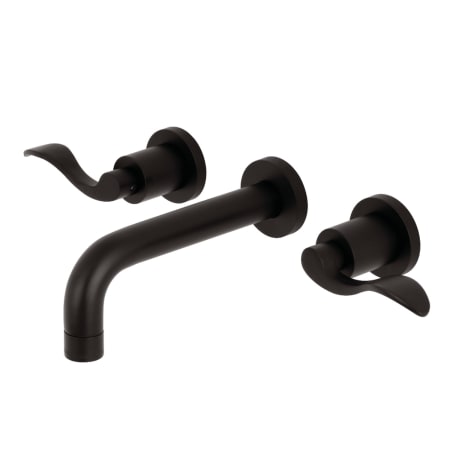 A large image of the Kingston Brass KS812.DFL Oil Rubbed Bronze