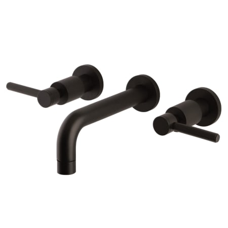 A large image of the Kingston Brass KS812.DL Oil Rubbed Bronze