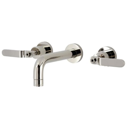 A large image of the Kingston Brass KS812.KL Polished Nickel