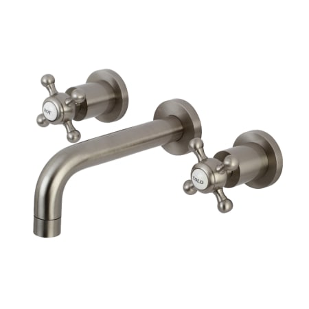 A large image of the Kingston Brass KS812.BX Brushed Nickel