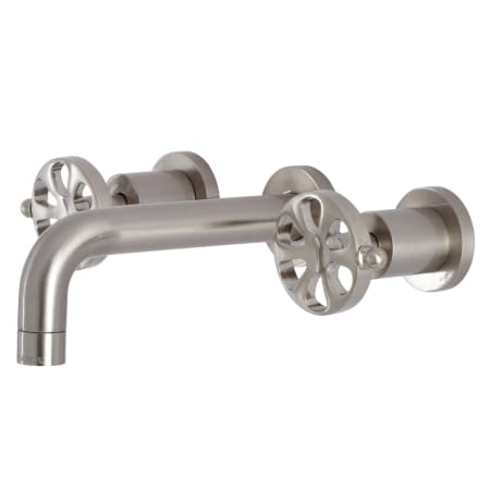 A large image of the Kingston Brass KS812.RX Brushed Nickel