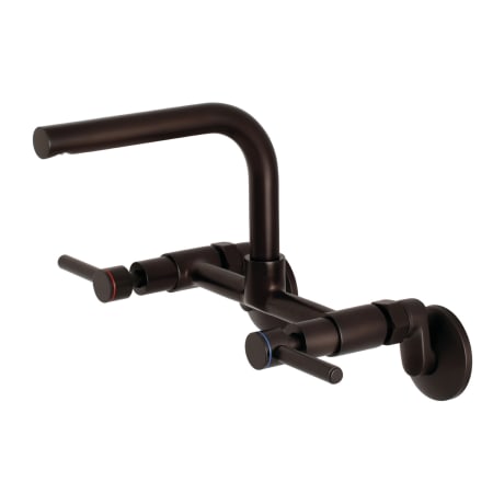A large image of the Kingston Brass KS812 Oil Rubbed Bronze