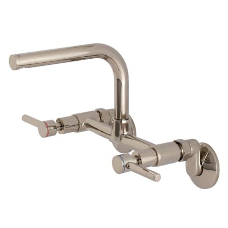 A large image of the Kingston Brass KS812 Polished Nickel