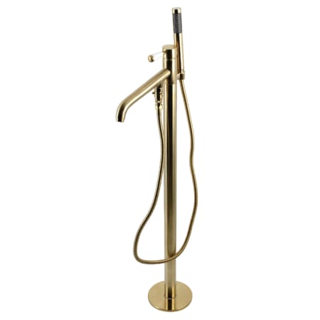 A large image of the Kingston Brass KS813.DPL Brushed Brass