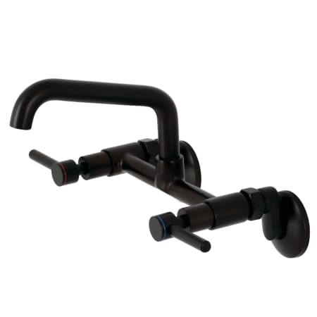 A large image of the Kingston Brass KS823 Oil Rubbed Bronze