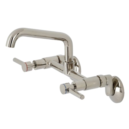 A large image of the Kingston Brass KS823 Polished Nickel