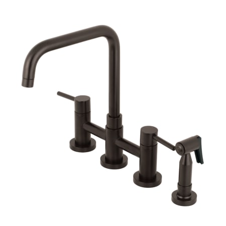 A large image of the Kingston Brass KS828.DLBS Oil Rubbed Bronze