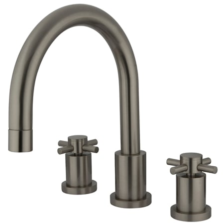 A large image of the Kingston Brass KS832.DX Brushed Nickel