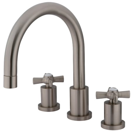 A large image of the Kingston Brass KS832.ZX Brushed Nickel