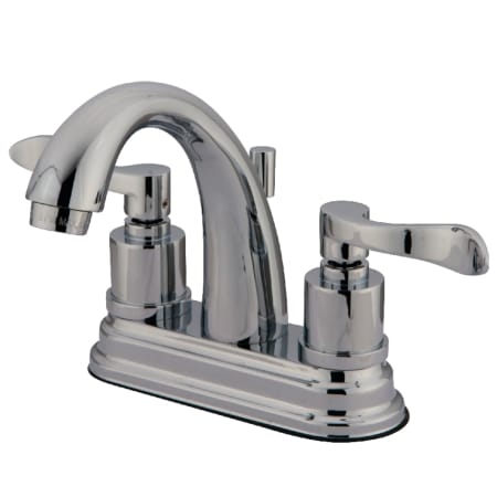 A large image of the Kingston Brass KS861.DFL Polished Chrome