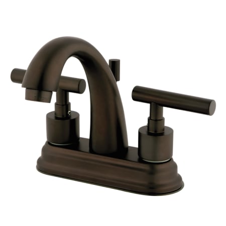 A large image of the Kingston Brass KS861.CML Oil Rubbed Bronze