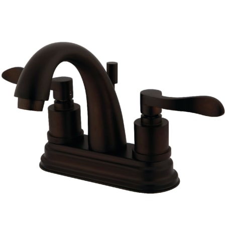 A large image of the Kingston Brass KS861.DFL Oil Rubbed Bronze