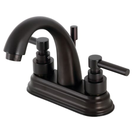 A large image of the Kingston Brass KS861.EL Oil Rubbed Bronze