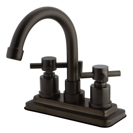A large image of the Kingston Brass KS866.DX Oil Rubbed Bronze