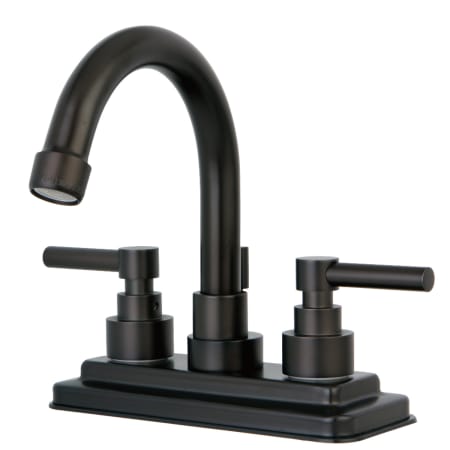 A large image of the Kingston Brass KS866.EL Oil Rubbed Bronze