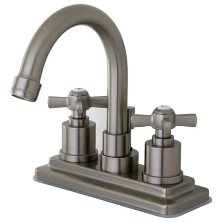 A large image of the Kingston Brass KS866.ZX Brushed Nickel