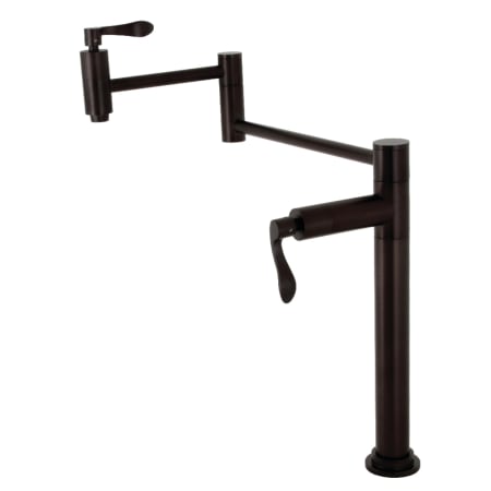A large image of the Kingston Brass KS870.DFL Oil Rubbed Bronze