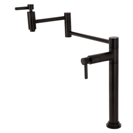 A large image of the Kingston Brass KS870.DL Oil Rubbed Bronze