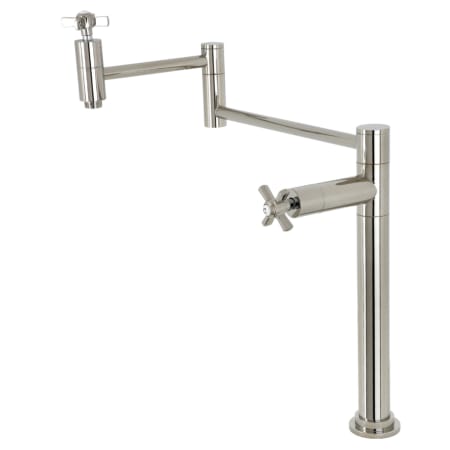 A large image of the Kingston Brass KS870.ZX Polished Nickel