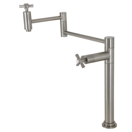 A large image of the Kingston Brass KS870.ZX Brushed Nickel