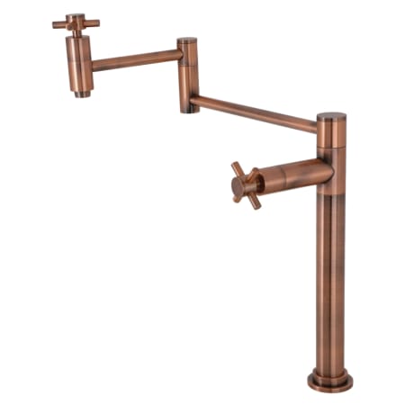 A large image of the Kingston Brass KS870.DX Antique Copper