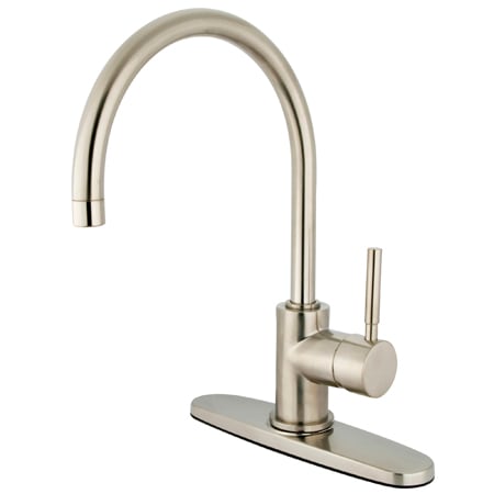 A large image of the Kingston Brass KS871.DLLS Brushed Nickel
